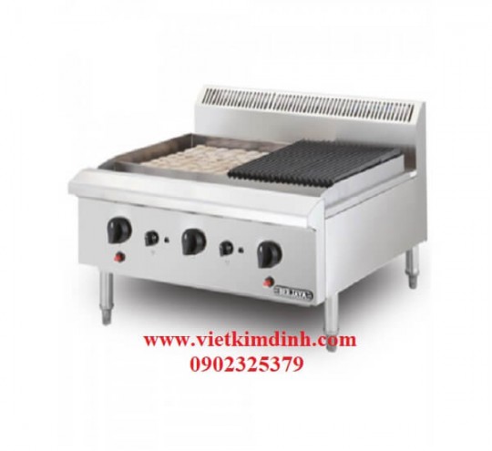 Bếp nướng than nhân tạo 3 bếp